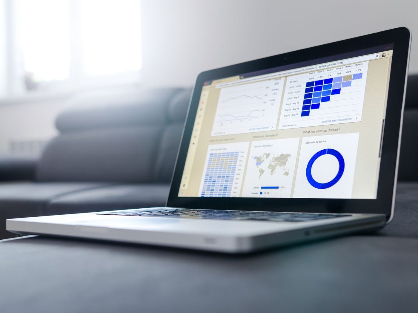 A live monitoring dashboard tracking fuel savings and uptime